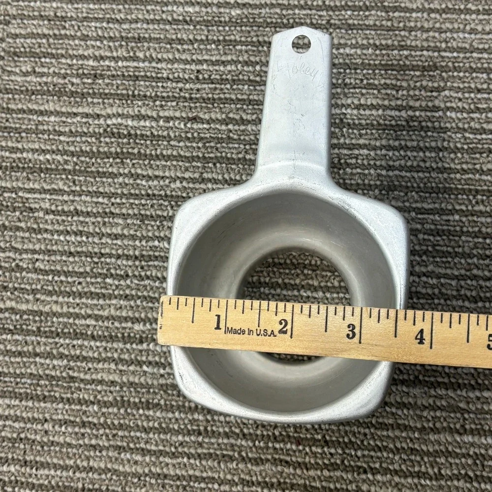 Foley Canning Funnel Silver Aluminum Vintage Kitchen Tool Square Top